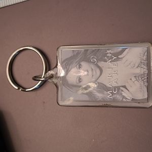 Lucite Mariah Carey Keyring with Her Photo 2009 copyright Mirage Entertainment